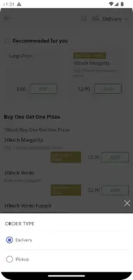 2 For 1 Pizza Place android App screenshot 2