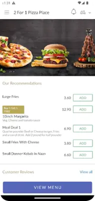 2 For 1 Pizza Place android App screenshot 4